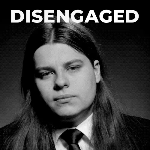 DISENGAGED ageism campaign poster
